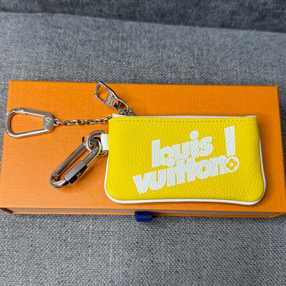 Louis Vuitton Everyday Leather key pouch / bag charm - Picture 1 of 9